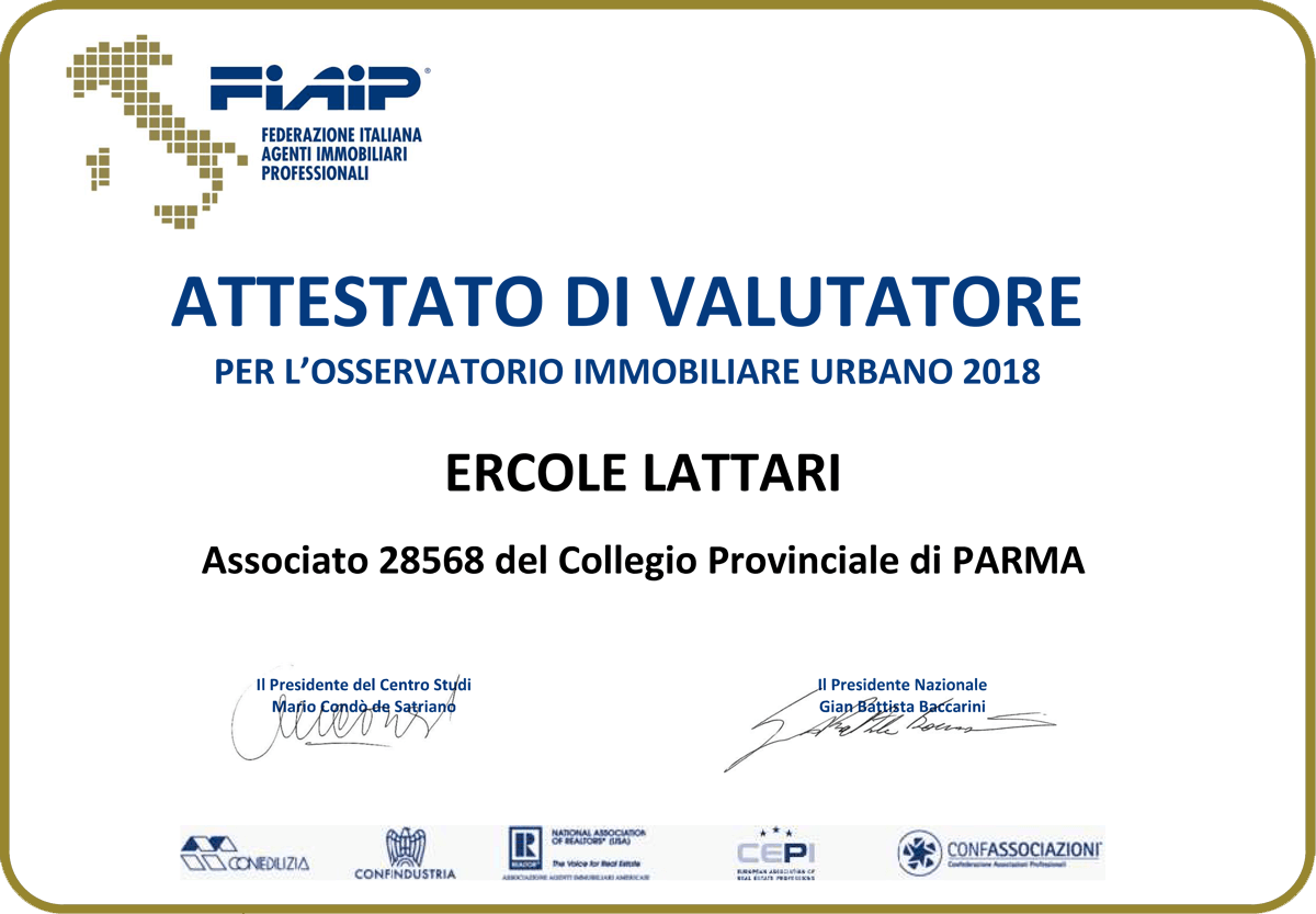 Attestato fiaip